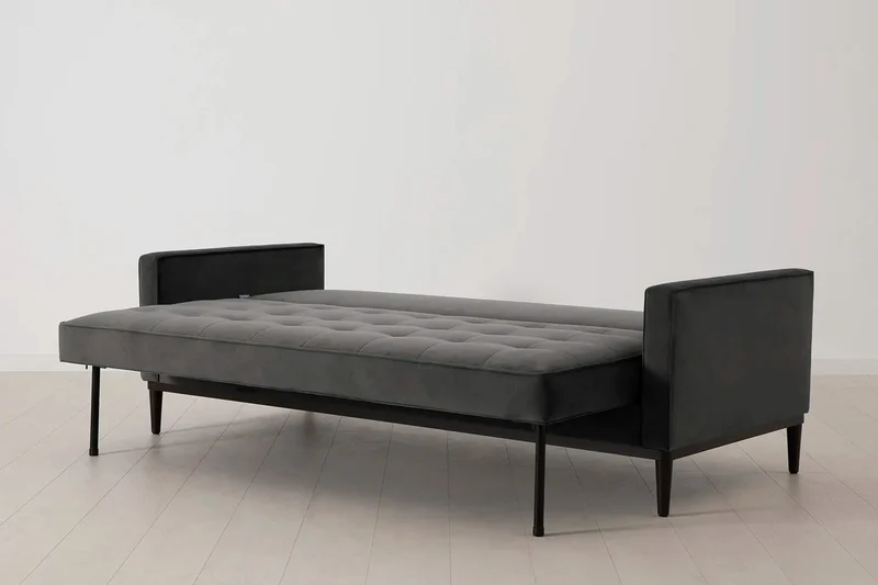 Model 02 Dreisitzer-Schlafsofa , Dunkelgrau