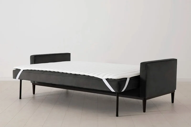 Model 02 Dreisitzer-Schlafsofa , Dunkelgrau