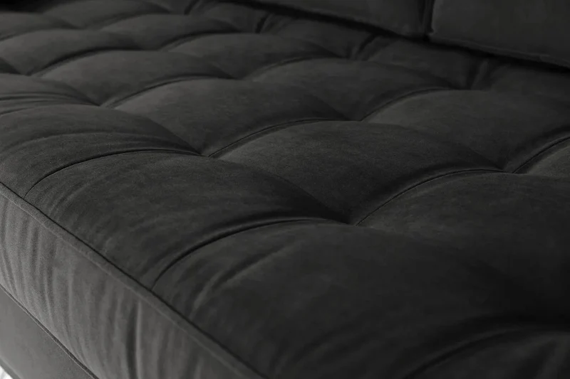 Model 02 Dreisitzer-Schlafsofa , Dunkelgrau