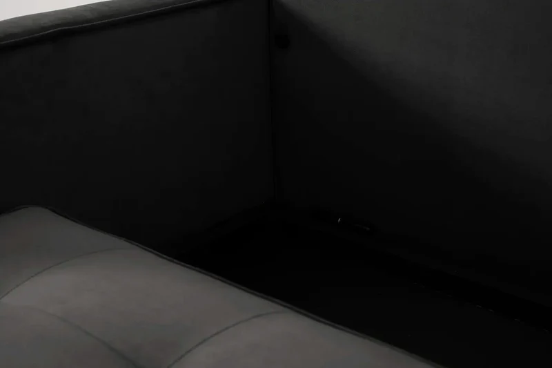 Model 02 Dreisitzer-Schlafsofa , Dunkelgrau
