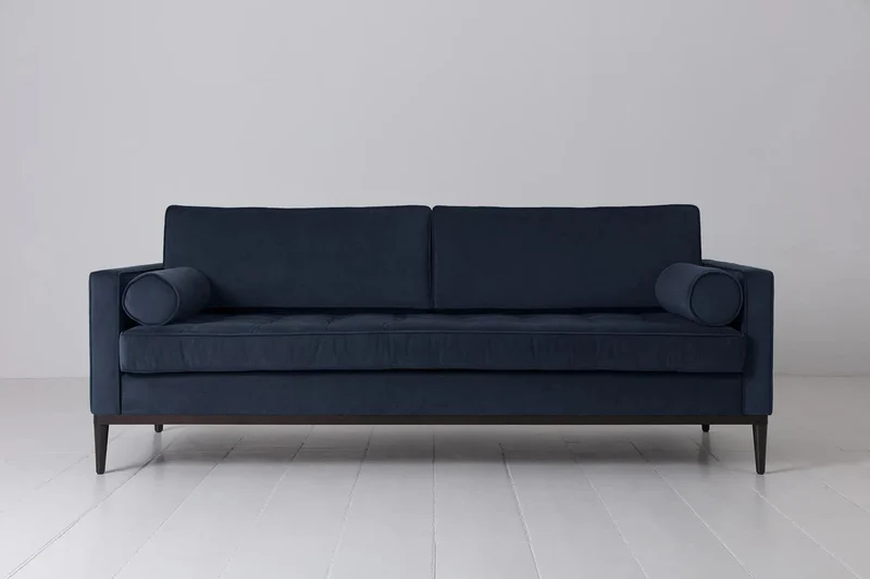 Model 02 Dreisitzer-Schlafsofa , Blaugrün