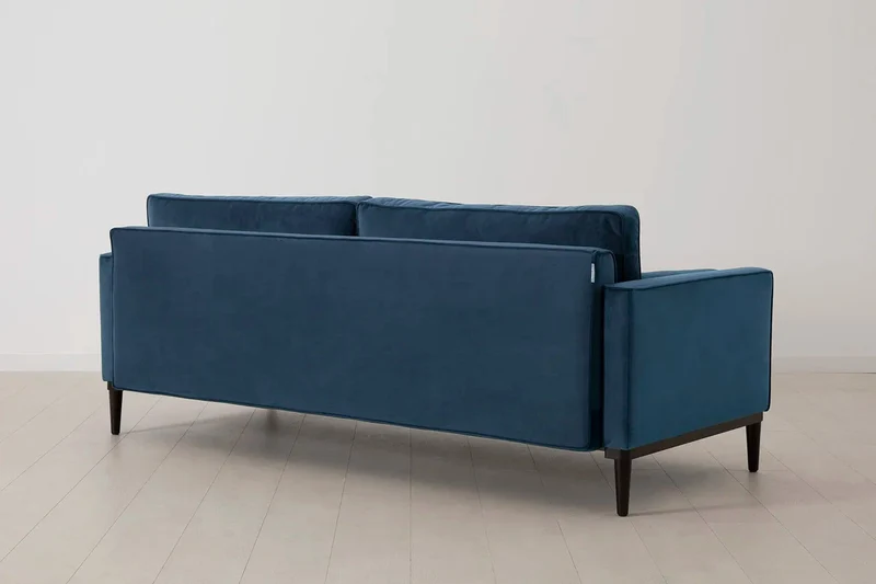 Model 02 Dreisitzer-Schlafsofa , Blaugrün