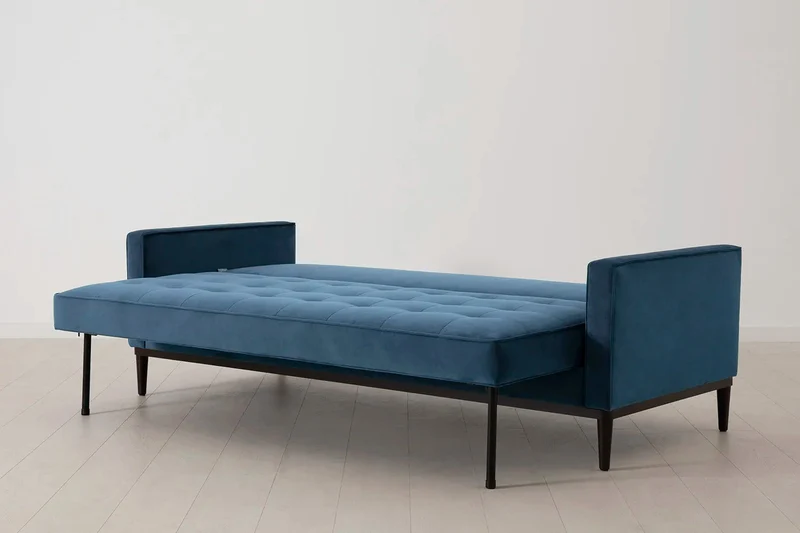 Model 02 Dreisitzer-Schlafsofa , Blaugrün