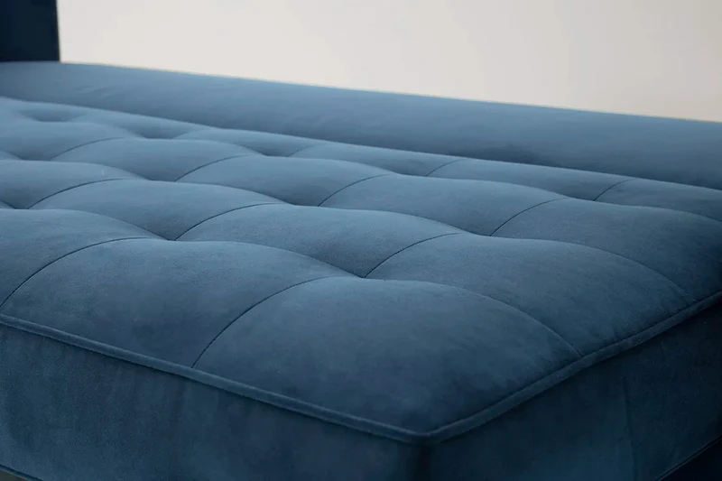 Model 02 Dreisitzer-Schlafsofa , Blaugrün