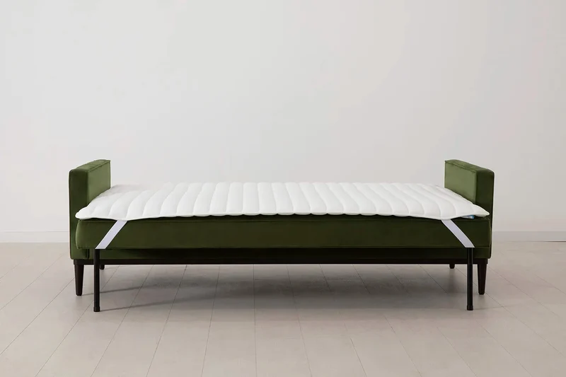 Model 02 Dreisitzer-Schlafsofa , Laubgrün