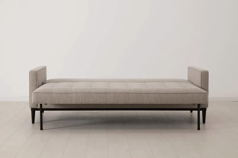 Model 02 Dreisitzer-Schlafsofa , Steingrau