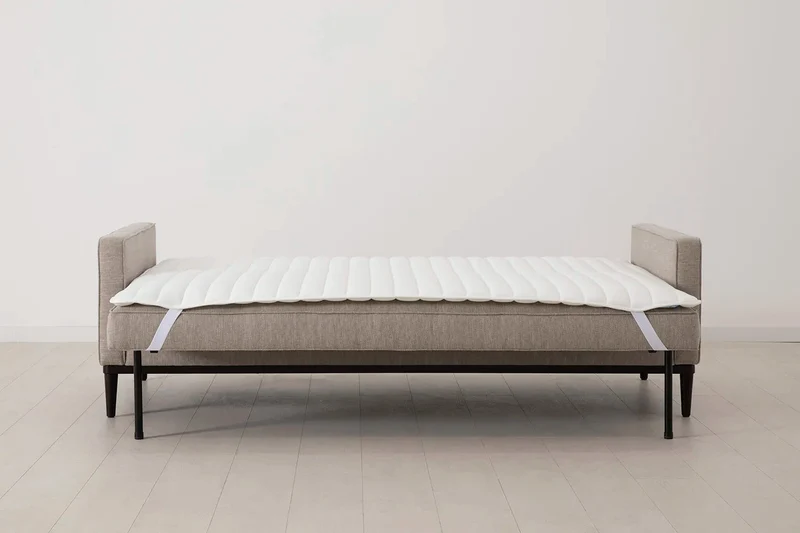 Model 02 Dreisitzer-Schlafsofa , Steingrau