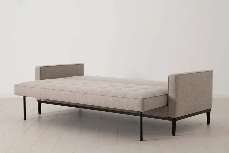 Model 02 Dreisitzer-Schlafsofa , Steingrau