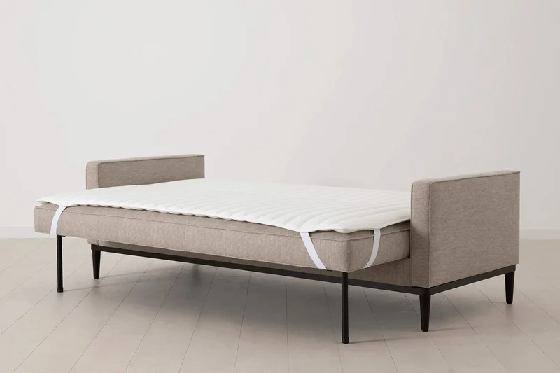 Model 02 Dreisitzer-Schlafsofa , Steingrau