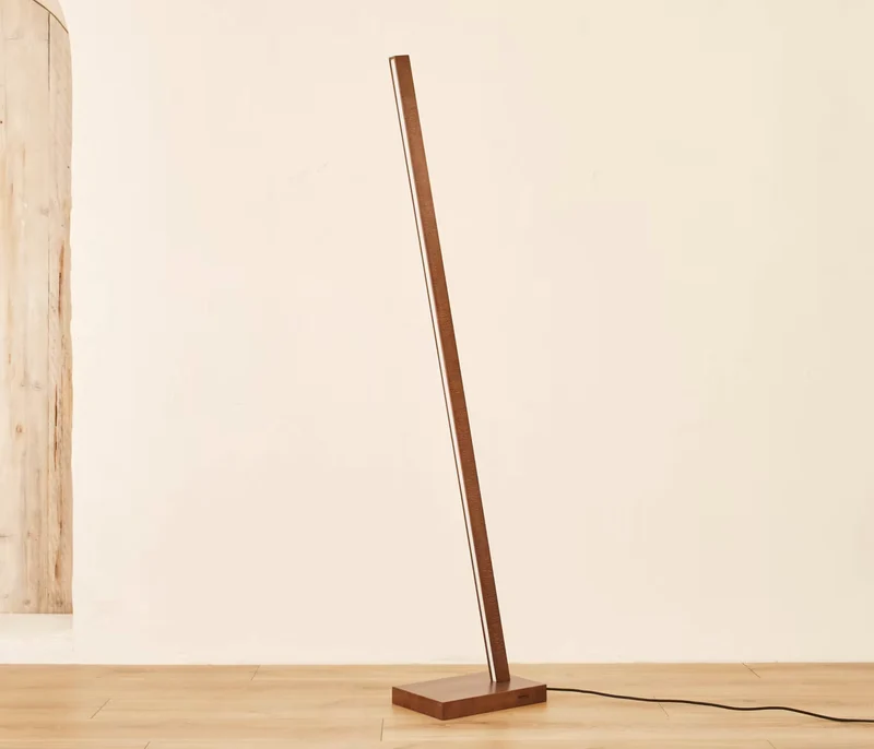 Lampadaire Led en bois NYNE