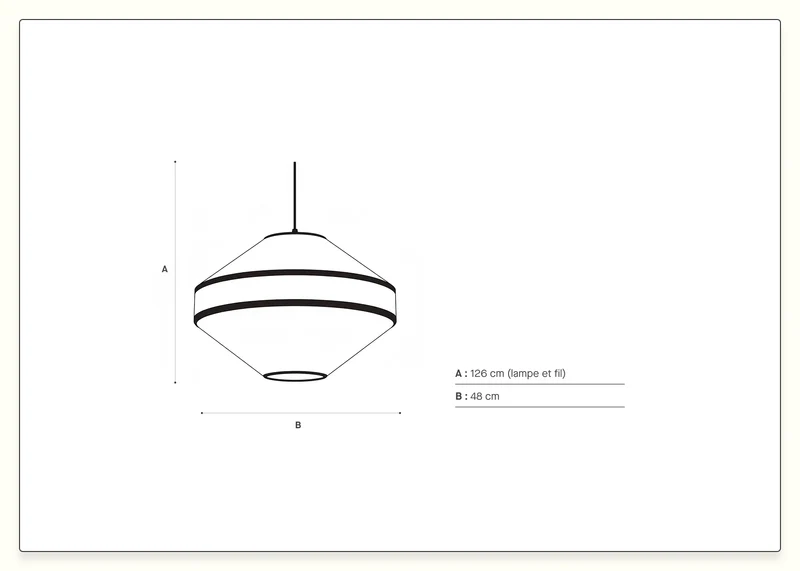 Suspension en lin PURE