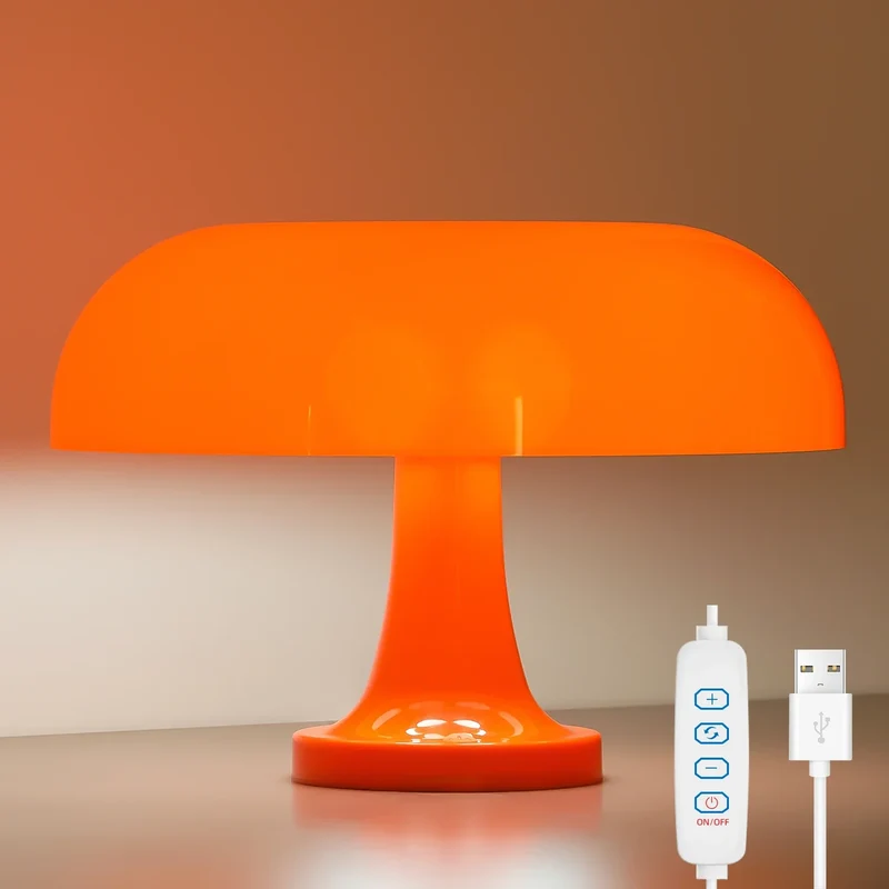 Danish Designer Minimalist Mushroom Table Lamp