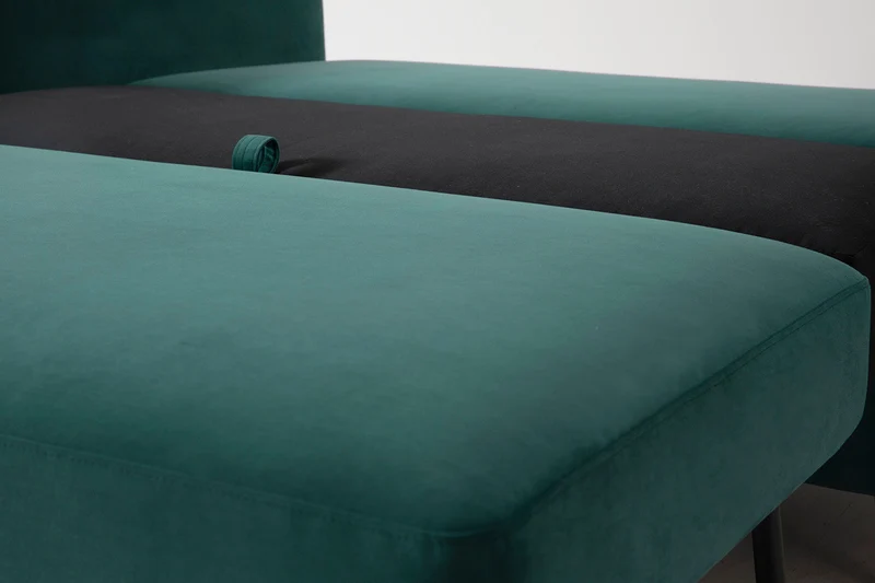 2,5-Sitzer-Schlafsofa Model 08, Eisvogelblau