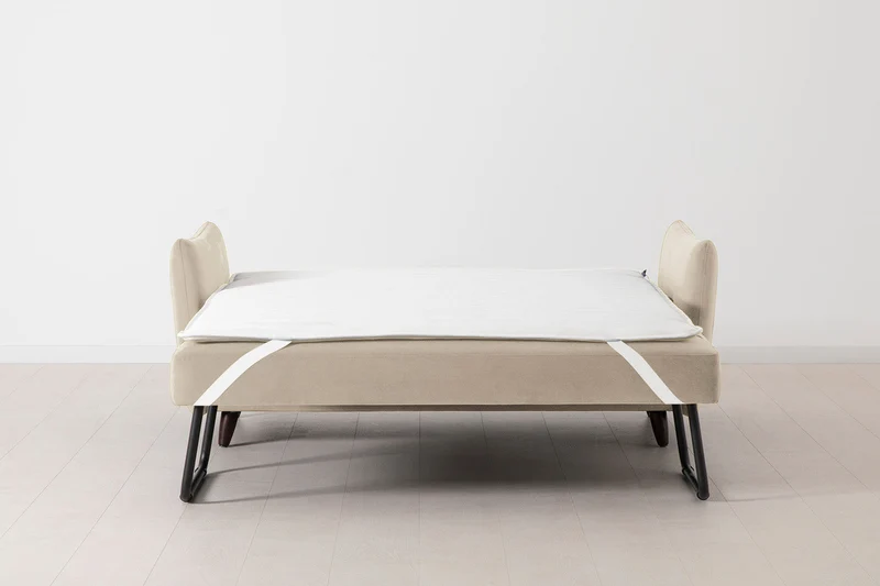 2,5-Sitzer-Schlafsofa Model 08, Knochenweiß