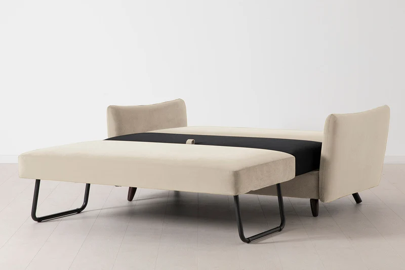 2,5-Sitzer-Schlafsofa Model 08, Knochenweiß