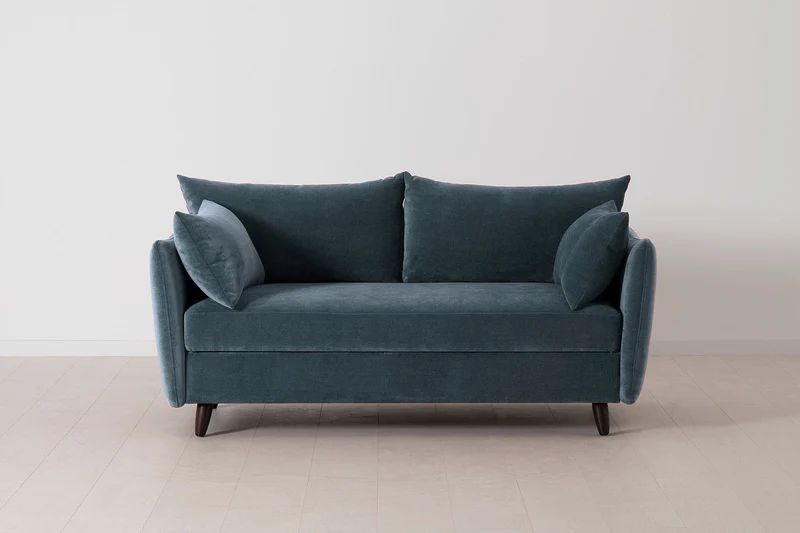 2,5-Sitzer-Schlafsofa Model 08, Wasserblau