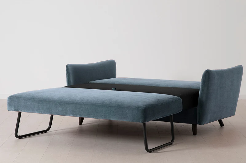 2,5-Sitzer-Schlafsofa Model 08, Wasserblau