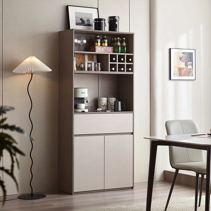 Cappuccino Taupe Dining Cabinet Pantry