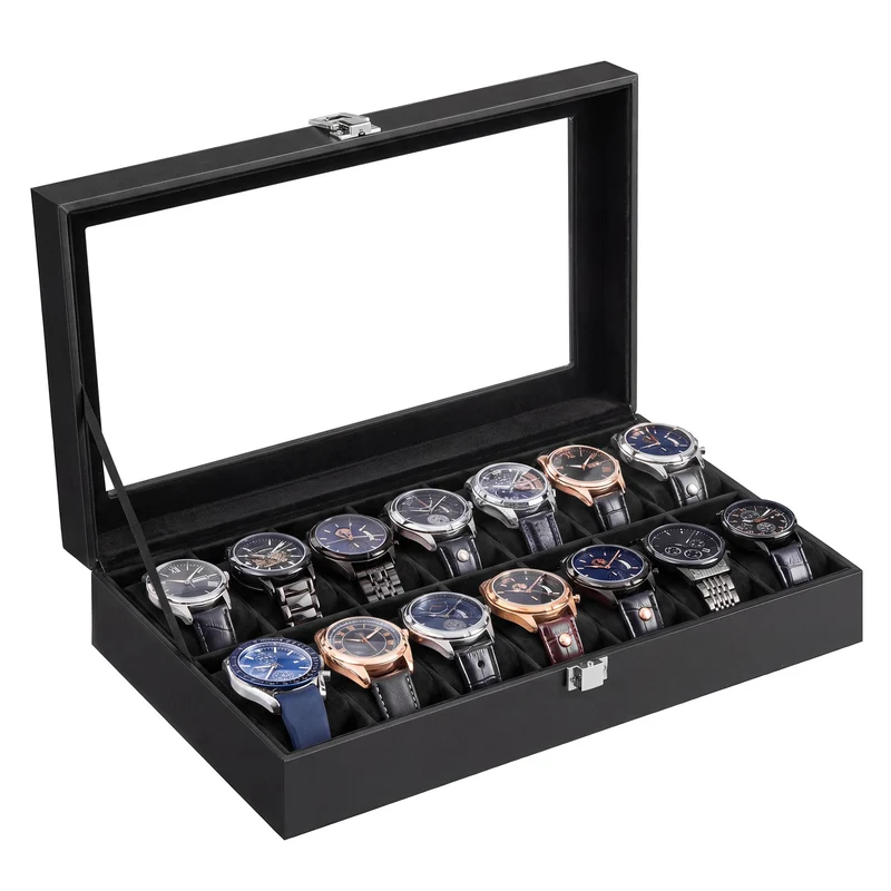 Uhrenbox mit Glasdeckel