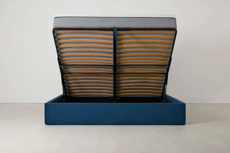 Bett 03 180cm x 200cm, Blaugrün