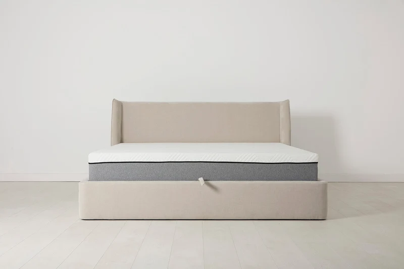 Bett 03 180cm x 200cm, Kreideweiß