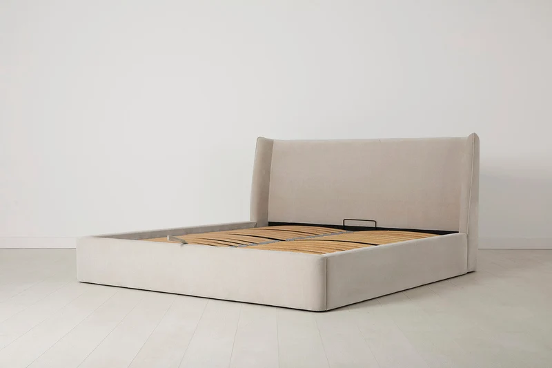 Bett 03 180cm x 200cm, Kreideweiß