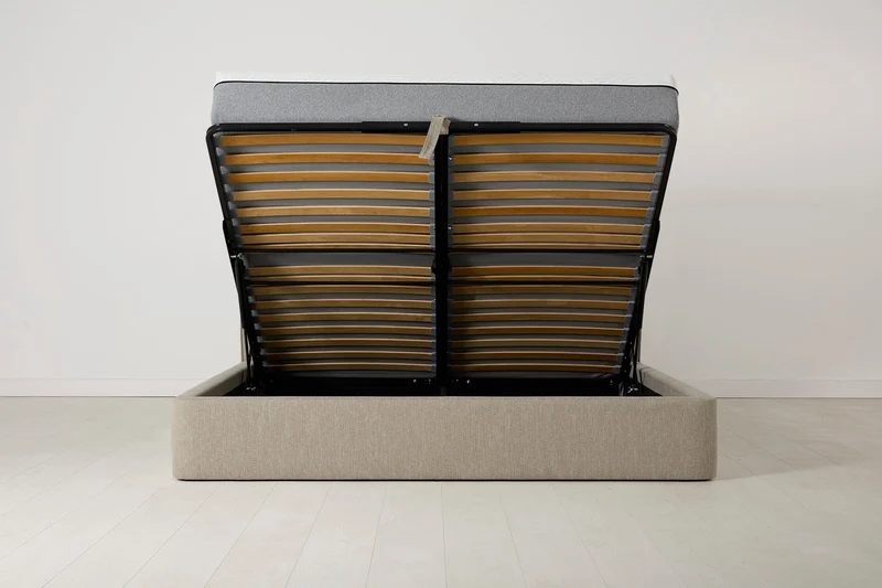 Bett 03 180cm x 200cm, Steingrau
