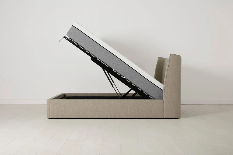 Bett 03 180cm x 200cm, Steingrau