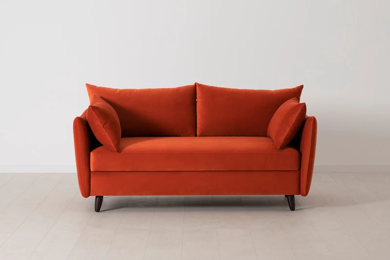 2,5-Sitzer-Schlafsofa Model 08, Paprikarot