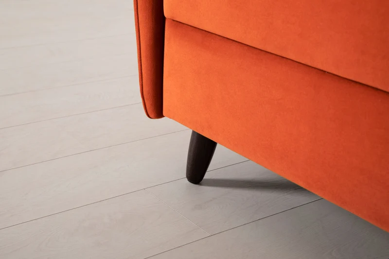 2,5-Sitzer-Schlafsofa Model 08, Paprikarot