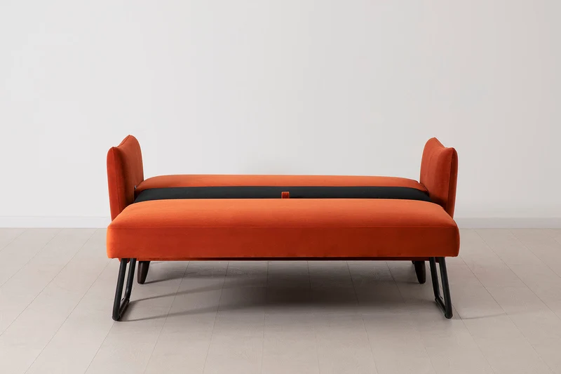 2,5-Sitzer-Schlafsofa Model 08, Paprikarot
