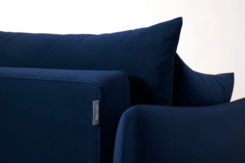 2,5-Sitzer-Schlafsofa Model 08, Indigoblau