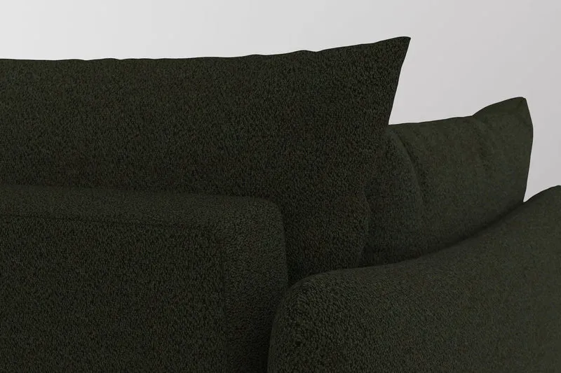 Model 08 Zweisitzer-Schlafsofa , Farngrün