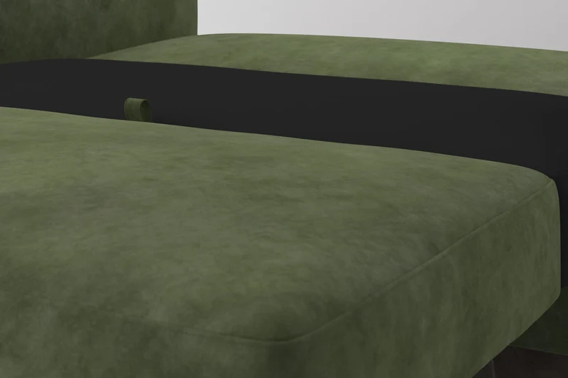 2,5-Sitzer-Schlafsofa Model 08, Tannengrün