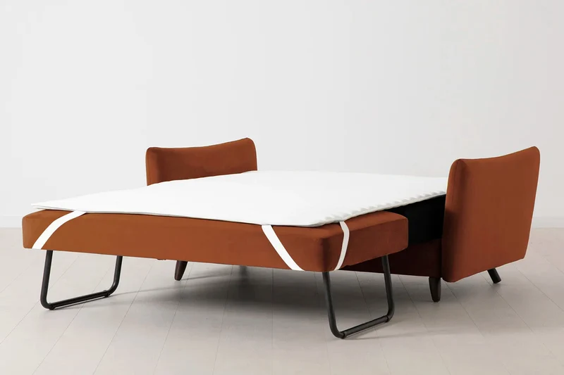 2,5-Sitzer-Schlafsofa Model 08, Umbrabraun