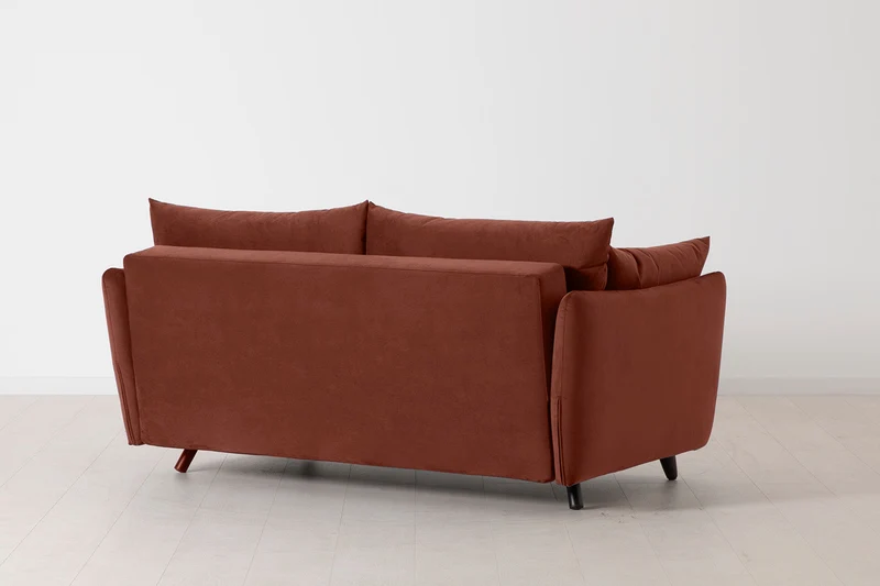 2,5-Sitzer-Schlafsofa Model 08, Ziegelrot