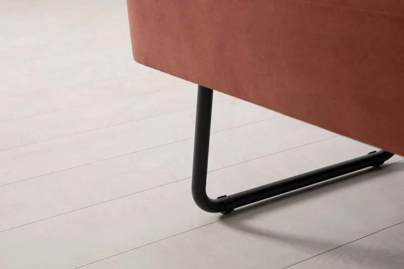 2,5-Sitzer-Schlafsofa Model 08, Ziegelrot