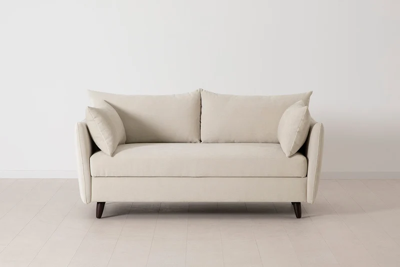 2,5-Sitzer-Schlafsofa Model 08, Kreideweiß