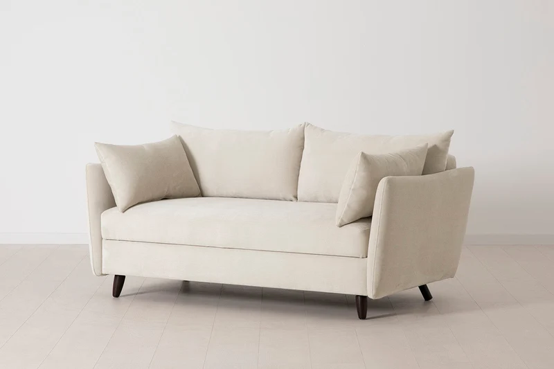 2,5-Sitzer-Schlafsofa Model 08, Kreideweiß