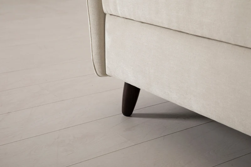 2,5-Sitzer-Schlafsofa Model 08, Kreideweiß
