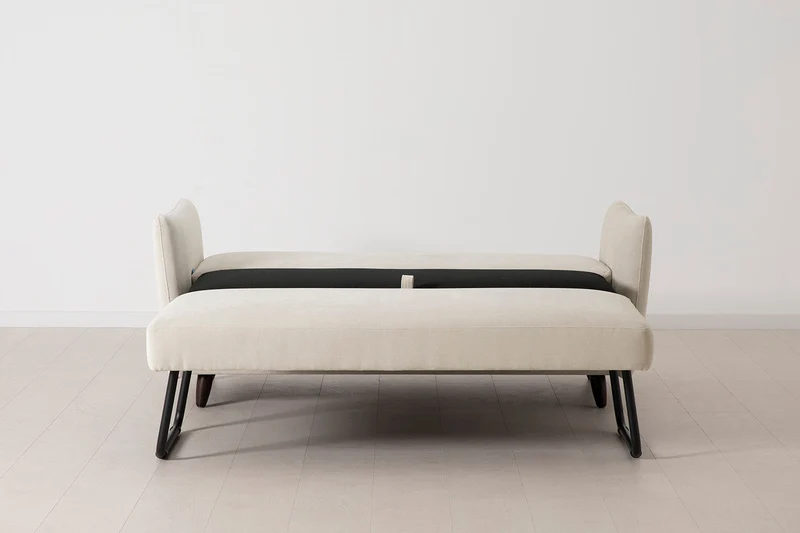 2,5-Sitzer-Schlafsofa Model 08, Kreideweiß