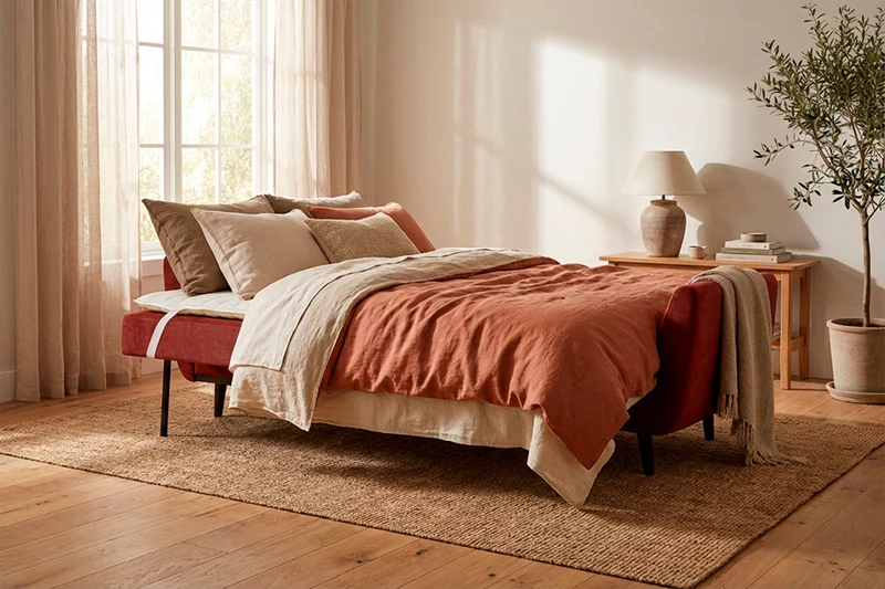 Model 10 Schlafsofa, Harissarot
