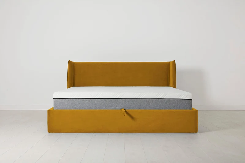 Bett 03 180cm x 200cm, Senfgelb