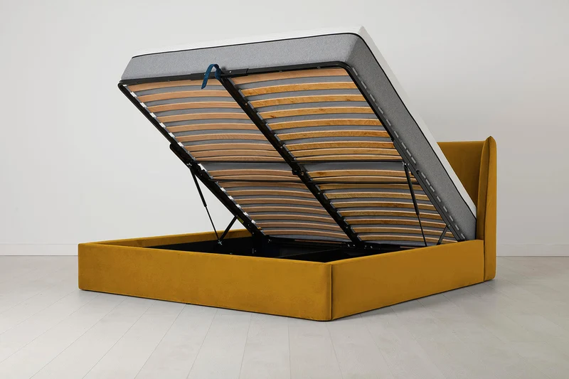 Bett 03 180cm x 200cm, Senfgelb