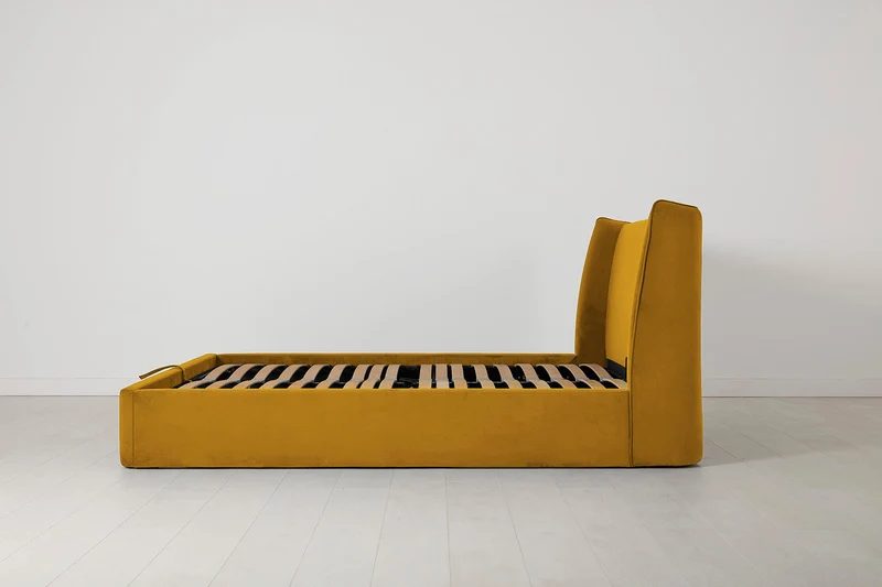 Bett 03 180cm x 200cm, Senfgelb