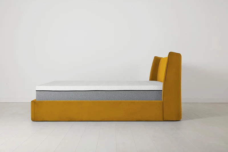 Bett 03 180cm x 200cm, Senfgelb