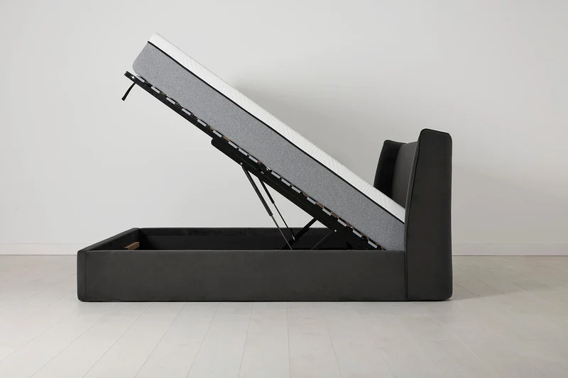 Bett 03 180cm x 200cm, Dunkelgrau