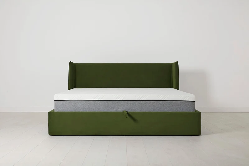 Bett 03 180cm x 200cm, Laubgrün