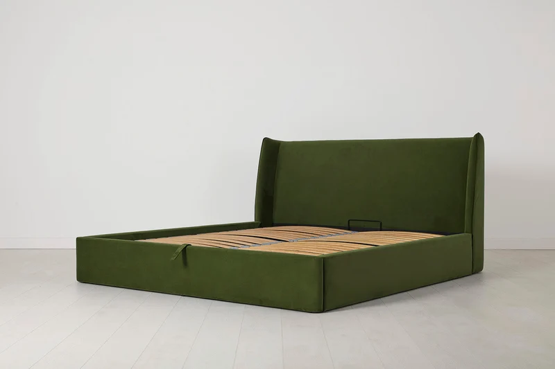 Bett 03 180cm x 200cm, Laubgrün