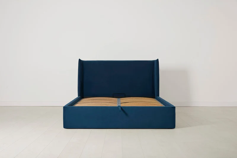 Bett 03 140cm x 200cm, Blaugrün